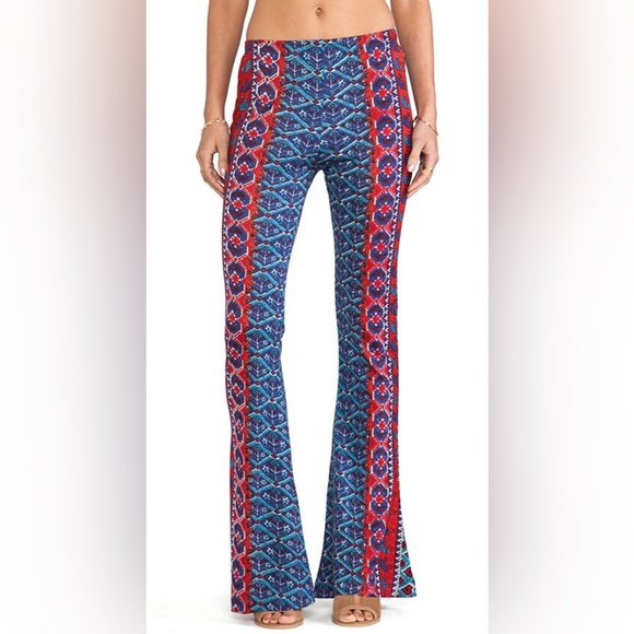 RAGA Wide Leg Flare Pants NWT Large Bohemian Bell Bottom - Picture 3 of 11